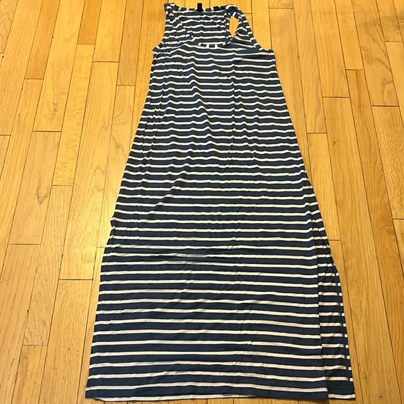 J. Crew Dresses & Skirts - J crew stripe tank maxi dress